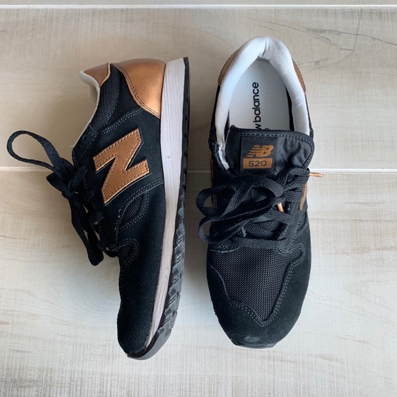 new balance 520 black gold